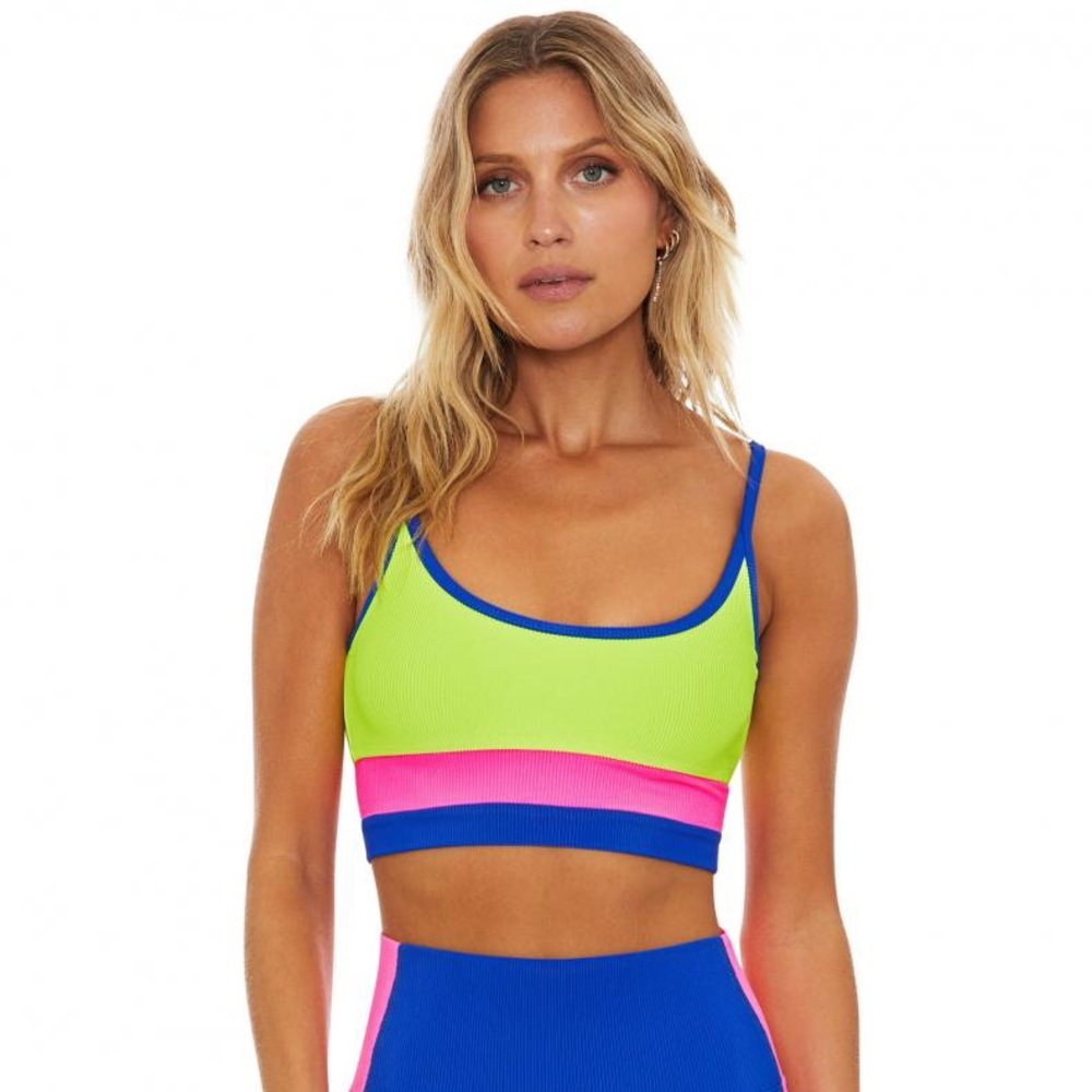NWT Beach Riot Ava Colorblock Swim Top or Sports Bra